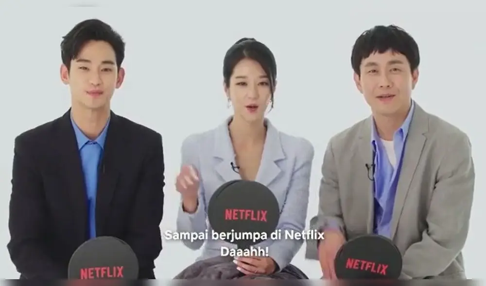 Desliza para ver más fotos de Kim Soo Hyun, Seo Ye Ji y Oh Jung Se actores del dorama It's okay to not be okay. Créditos: Netflix
