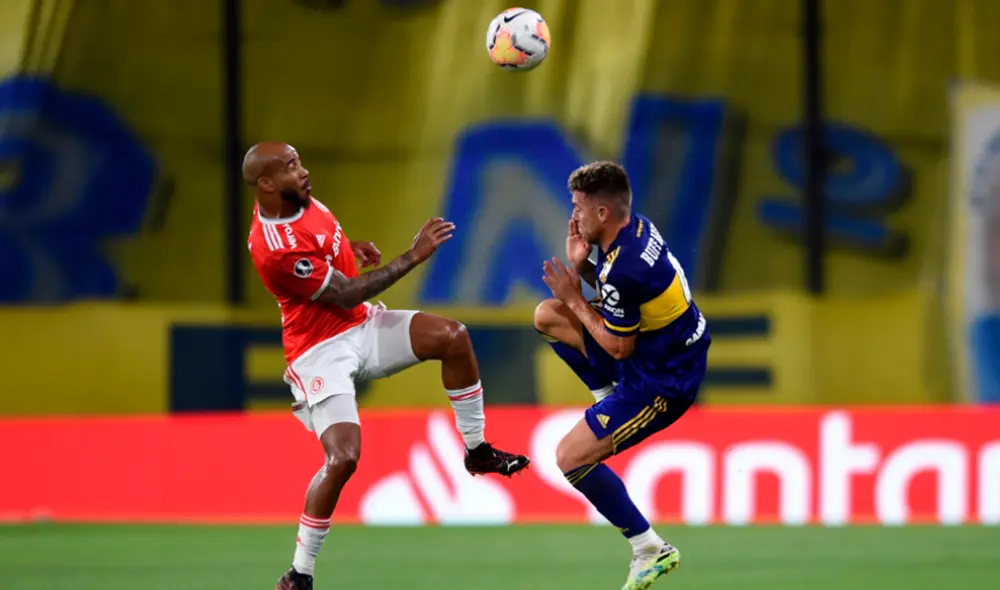 Boca Juniors e Internacional se miden por el pase a cuartos de la Copa Libertadores 2020. Foto: AFP
