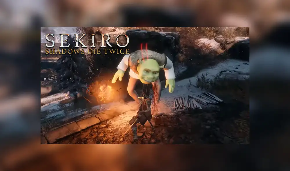 Sekiro Shadows Die Twice: Shrek llega al videojuego para una épica pelea contra El Lobo 