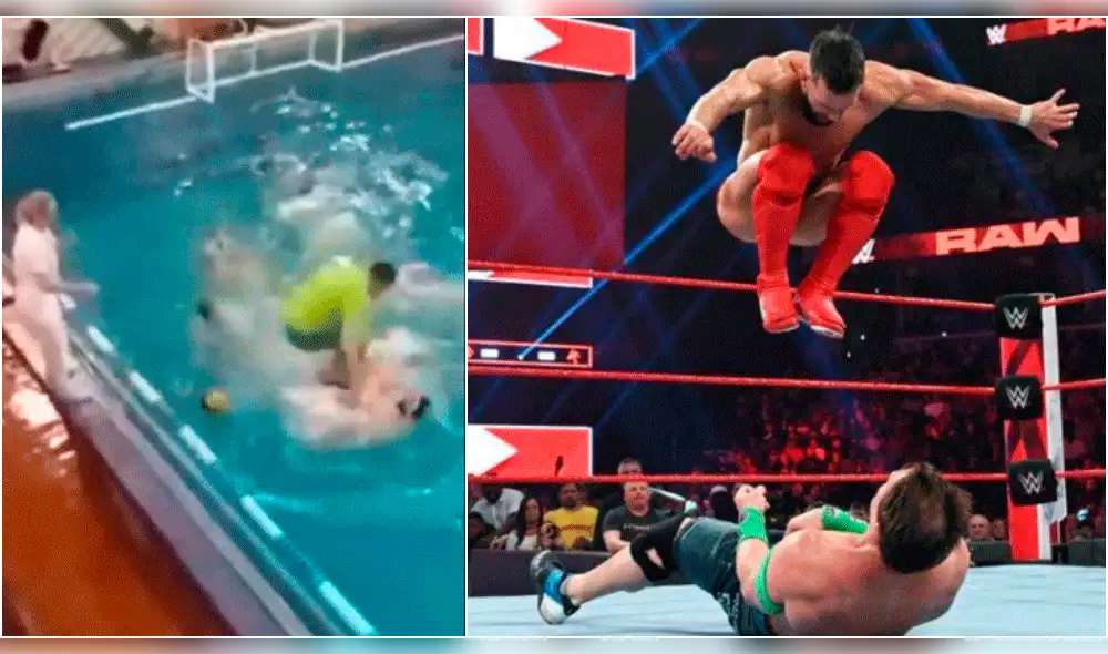 Entrenador de waterpolo copió el ataque de un luchador de WWE y desató brutal pelea [VIDEO]