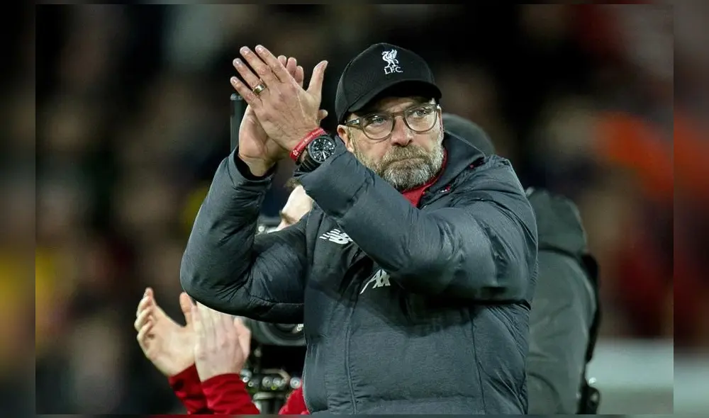 Jurgen Klopp inició el 2020 con una victoria en el banquillo red. Foto: EFE.