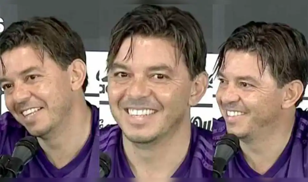 Marcelo Gallardo tuvo un divertido momento con periodista previo al Superclásico