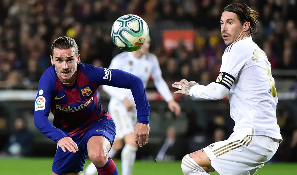 Real Madrid y FC Barcelona empataron 0-0 en su primer enfrentamiento en la presente temporada de la Liga Santander de España. | Foto: AFP Real Madrid y FC Barcelona empataron 0-0 en su primer enfrentamiento en la presente temporada de la Liga Santander de España. | Foto: AFP