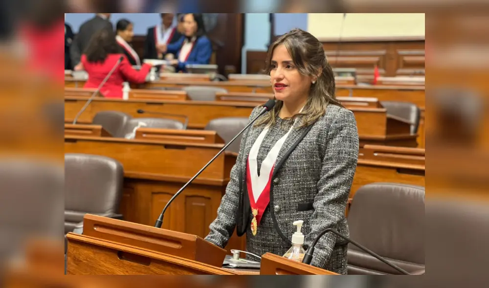 Jessica Córdova respaldó los comrpomisos de Dina Boluarte. Foto: Congreso