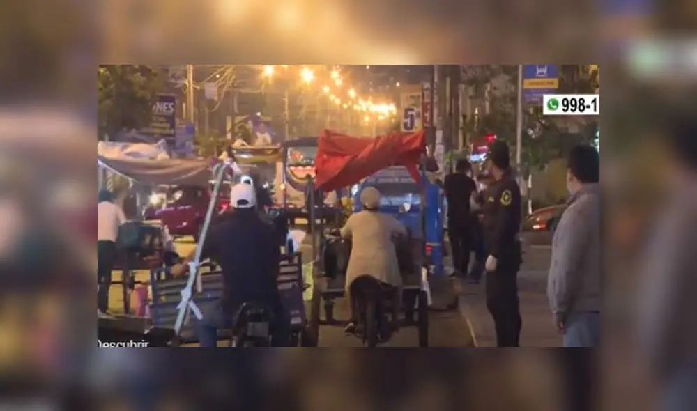 Independencia: ambulantes se apoderaron de las calles de Independencia. Créditos: Captura América.