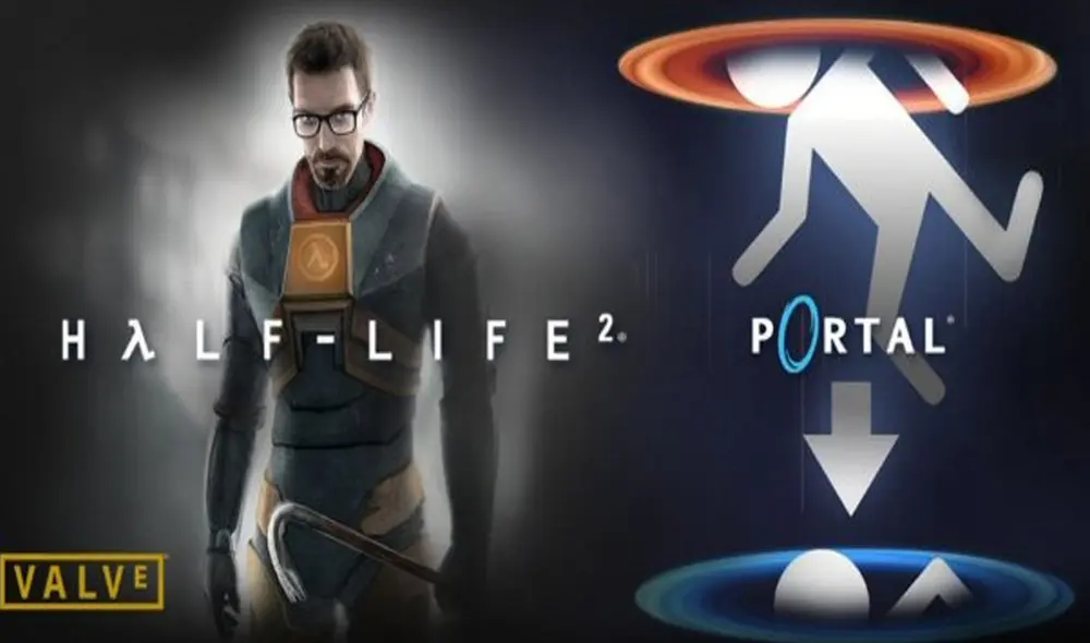 Half-Life y Portal son dos videojuegos creados por Valve Corporation. Foto: Valve