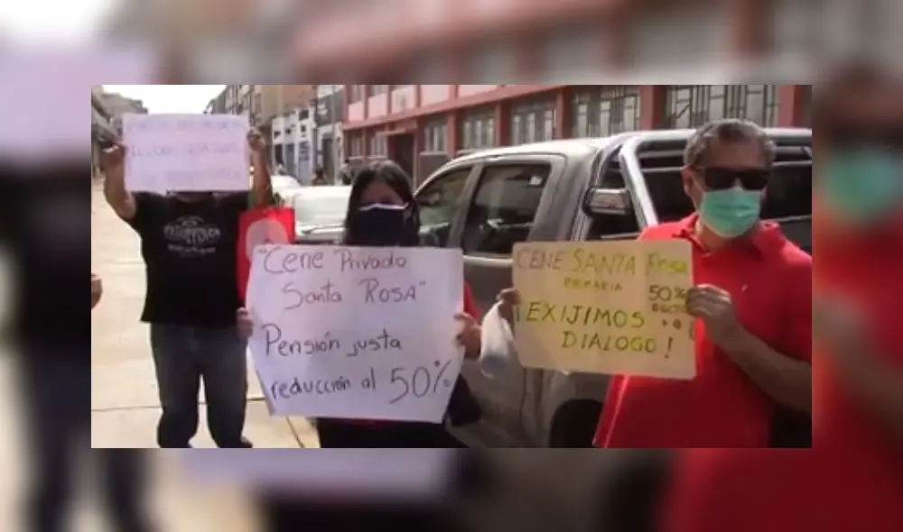 La Libertad: padres de familias continúan reclamando rebaja de pensiones La Libertad: padres de familias continúan reclamando rebaja de pensiones