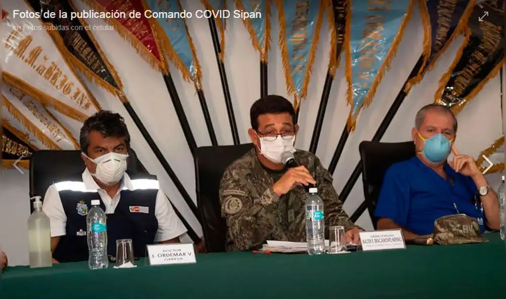 Jefe del Comando COVID, Walter Bracamonte (centro), minimizó los hechos respecto a la inhumación. Jefe del Comando COVID, Walter Bracamonte (centro), minimizó los hechos respecto a la inhumación.