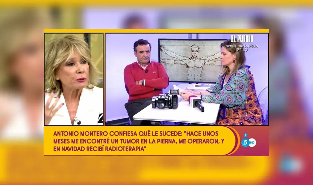 El periodista dio a conocer que en septiembre del año pasado descubrió que tenía un tumor en la pierna izquierda. (Foto: Telecinco)