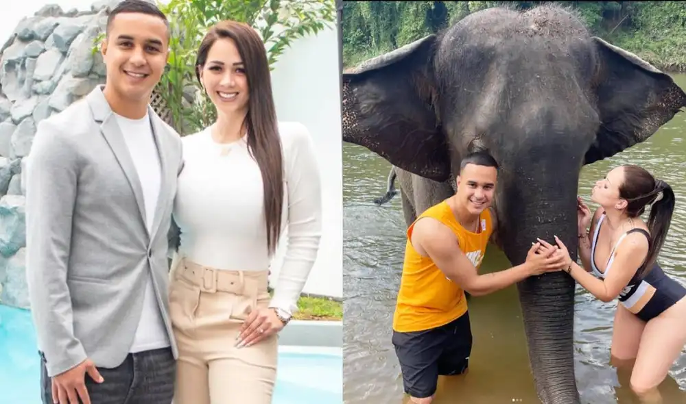 Melissa Klug y Jesús Barco adelantaron su luna de miel con viaje a Tailandia. Foto: composición/ Melissa Klug/ Instagram Melissa Klug y Jesús Barco adelantaron su luna de miel con viaje a Tailandia. Foto: composición/ Melissa Klug/ Instagram