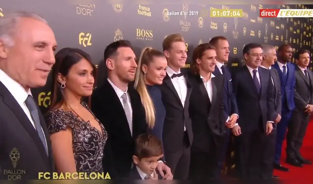 Lionel Messi: Antonella Roccuzzo luce sexy escote en la gala del “Balón de Oro 2019” 