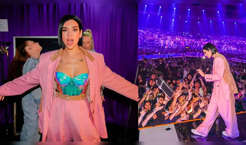 Dua Lipa hace aparición sorpresa en concierto del grupo kpop BlackPink [VIDEO]