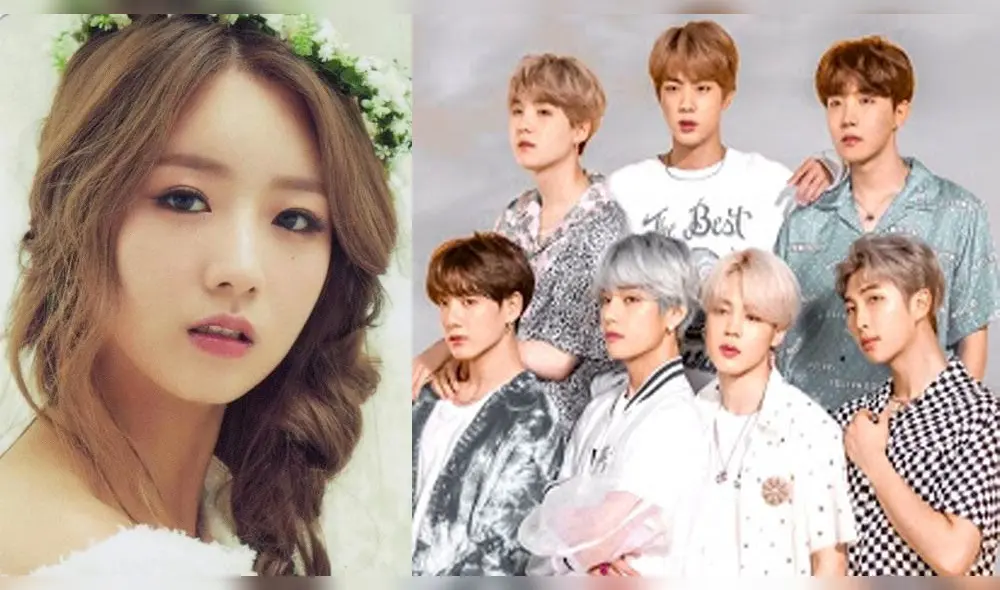 Deslice para ver más fotos de Bomi de Apink y BTS.