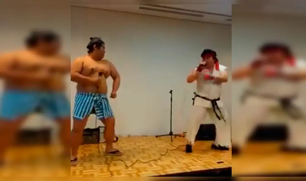 Facebook: Se disfrazan de personajes de Street Fighter y tienen épica pelea [VIDEO]
