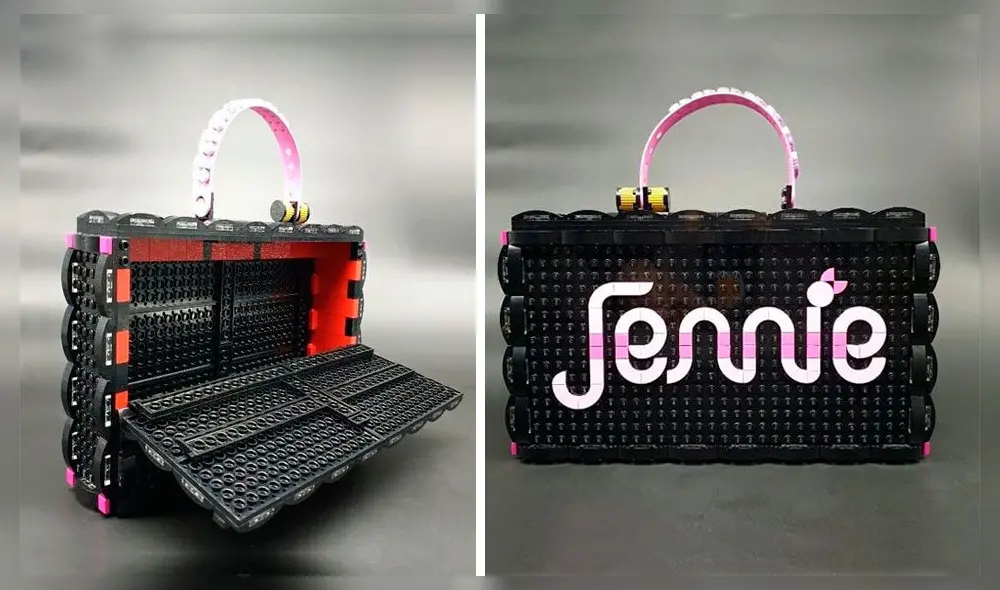 BLACKPINK: Jennie Kim tuvo una colaboración con arquitectos de LEGO y crearon un bolso especial para la sesión de fotos con Vogue Korea, abril, 2020.