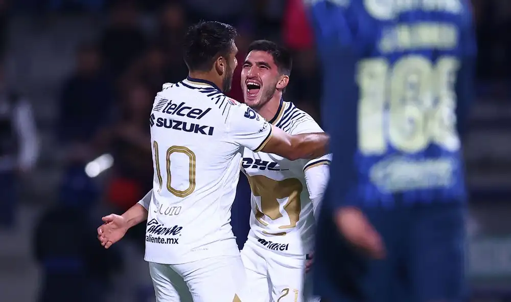 Gustavo del Prete anotó el primer gol para los Pumas. Foto: Pumas/Twitter