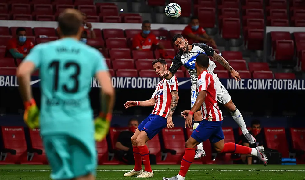 Atlético de Madrid vs. Alavés por LaLiga Santander. | Foto: AFP Atlético de Madrid vs. Alavés por LaLiga Santander. | Foto: AFP