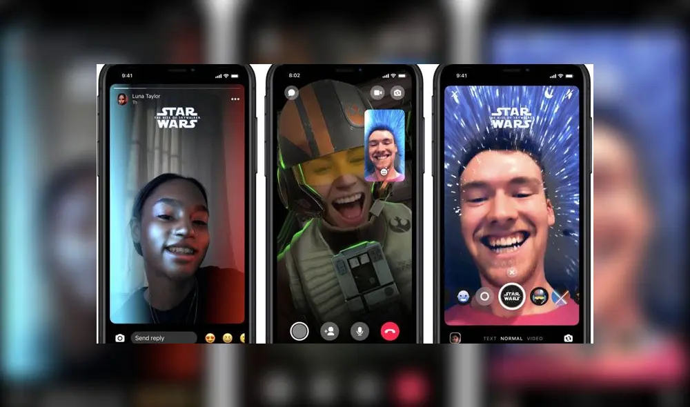 Facebook lanza temas y stickers inspirados en Star Wars.