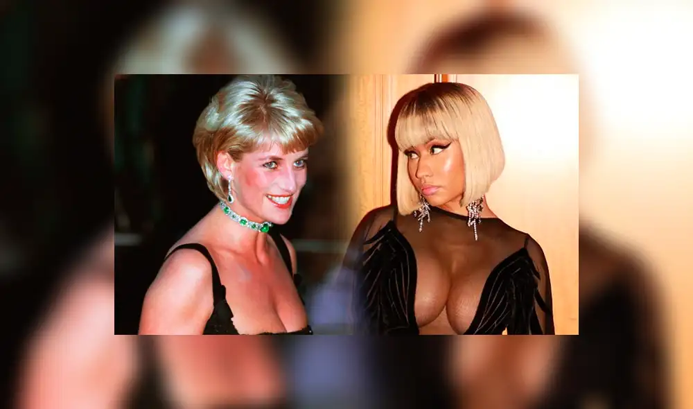 Nicki Minaj recordó a Lady Di con foto de la infancia del príncipe Harry