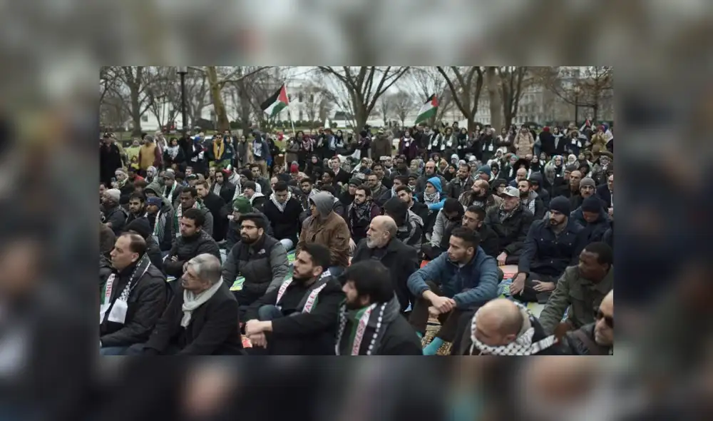 EEUU: musulmanes protestan frente a la Casa Blanca por Jerusalén