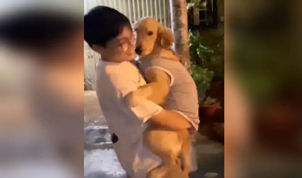 Desliza las imágenes para apreciar la tierna escena que protagonizó un joven junto a su perro durante un paseo. Foto: captura de YouTube Desliza las imágenes para apreciar la tierna escena que protagonizó un joven junto a su perro durante un paseo. Foto: captura de YouTube