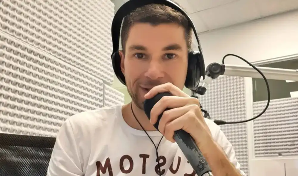 Sebastián Pordomingo cubría el Mundial Qatar 2022 para Radio La Red de Argentina. Foto: Instagram Sebastián Pordomingo