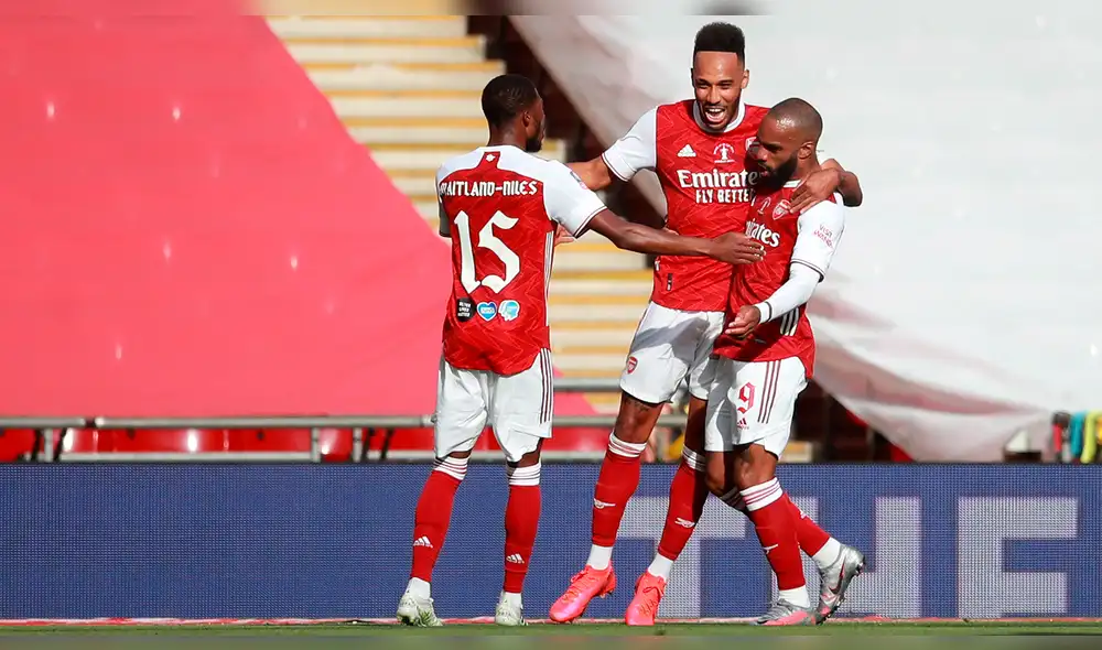 Arsenal campeón de la FA Cup tras vencer 2-1 a Chelsea. Foto: AFP