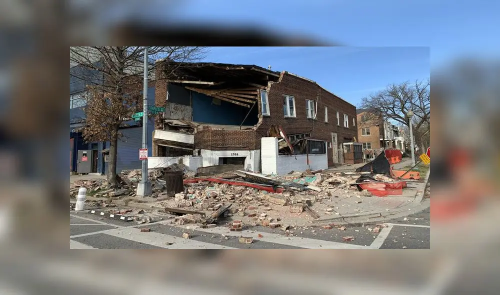 Edificio colapsa y los bomberos llegan en un segundo [VIDEO]