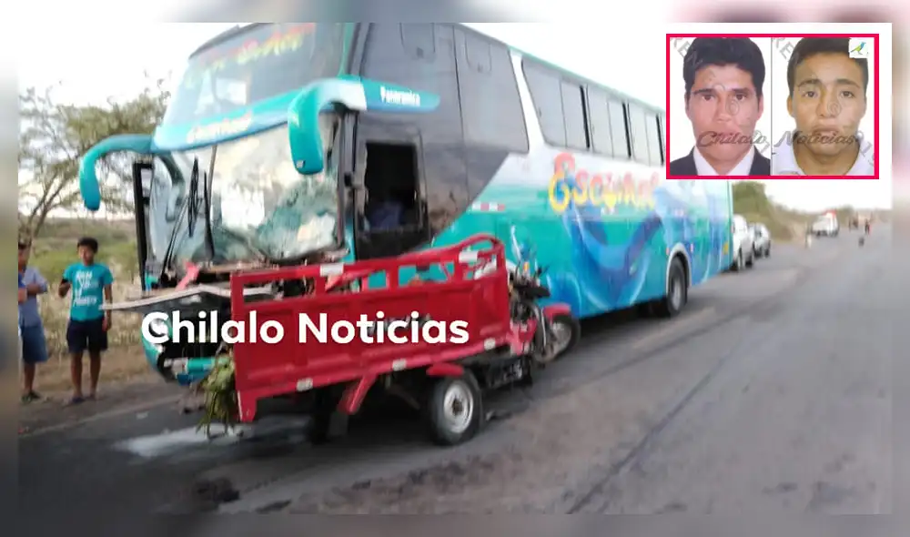 Sullana: violento choque dejó como saldo dos personas muertas Sullana: violento choque dejó como saldo dos personas muertas