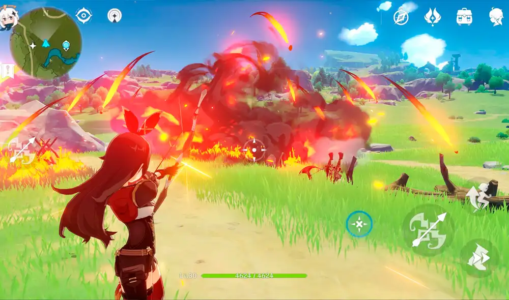 Para muchos, Genshin Impact es como un Zelda Breath of the Wild gratuito. Foto: Genshin Impact