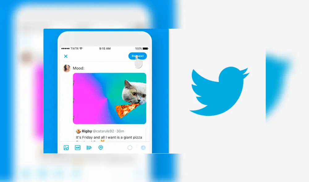 Twitter ya te permite añadir imágenes, videos o gifs en los retweets [VIDEO]