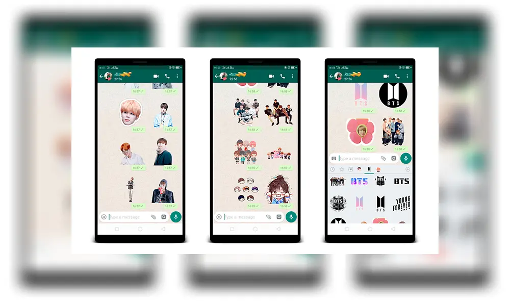 Descarga en WhatsApp tus stickers favoritos de la banda BTS. ¡Es gratis! Descarga en WhatsApp tus stickers favoritos de la banda BTS. ¡Es gratis!