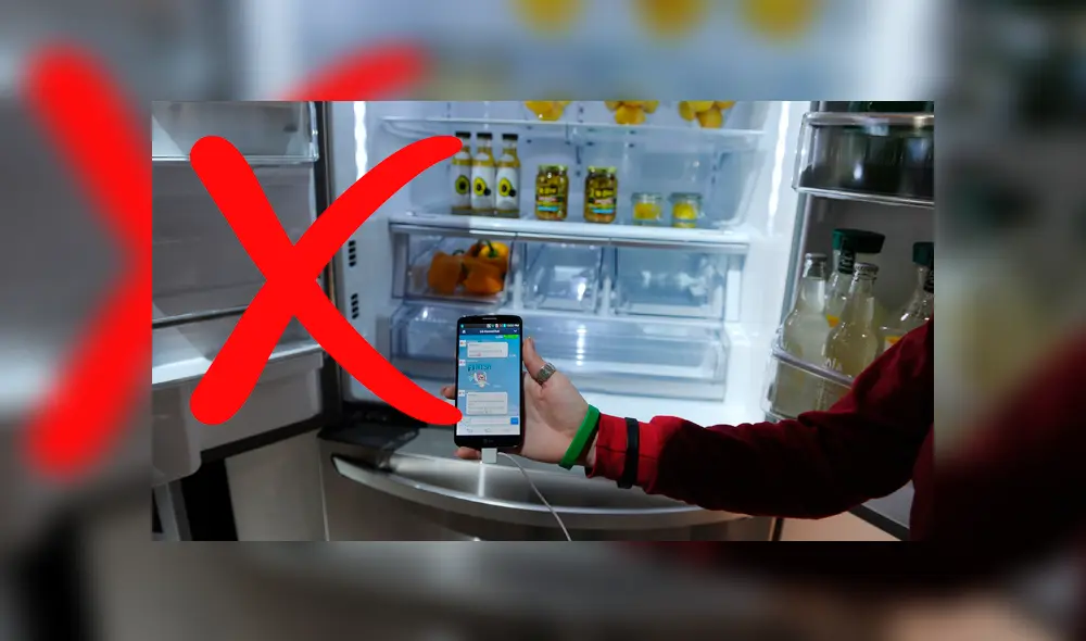 Hagas lo que hagas, no metas tu smartphone o batería al refrigerador.