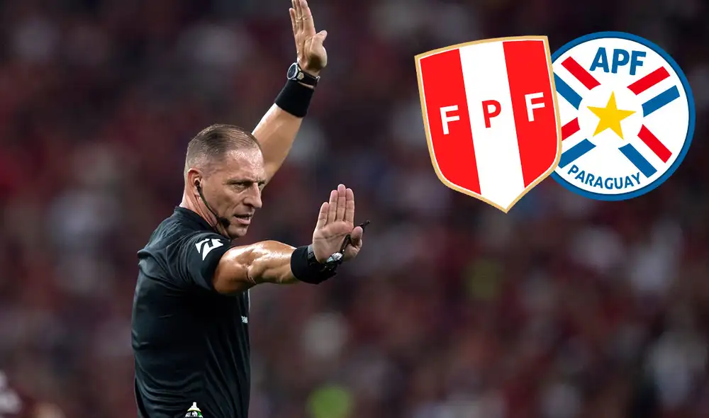 Néstor Pitana fue designado por Conmebol para arbitrar el partido entre Perú y Paraguay. Foto: AFP