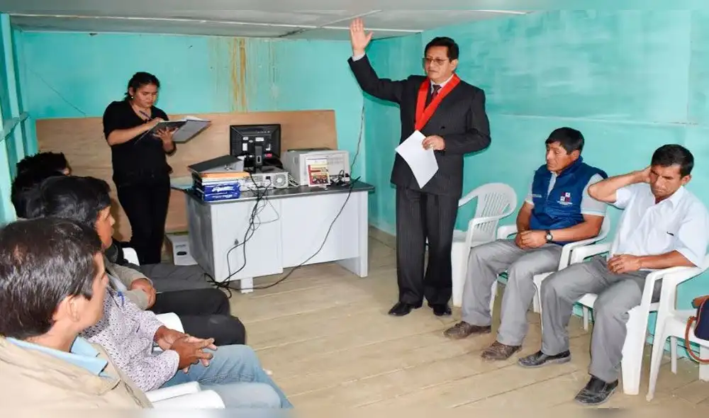 Cajamarca: instalan Juzgado de Paz en centro poblado de Cruz Conga - Chota 