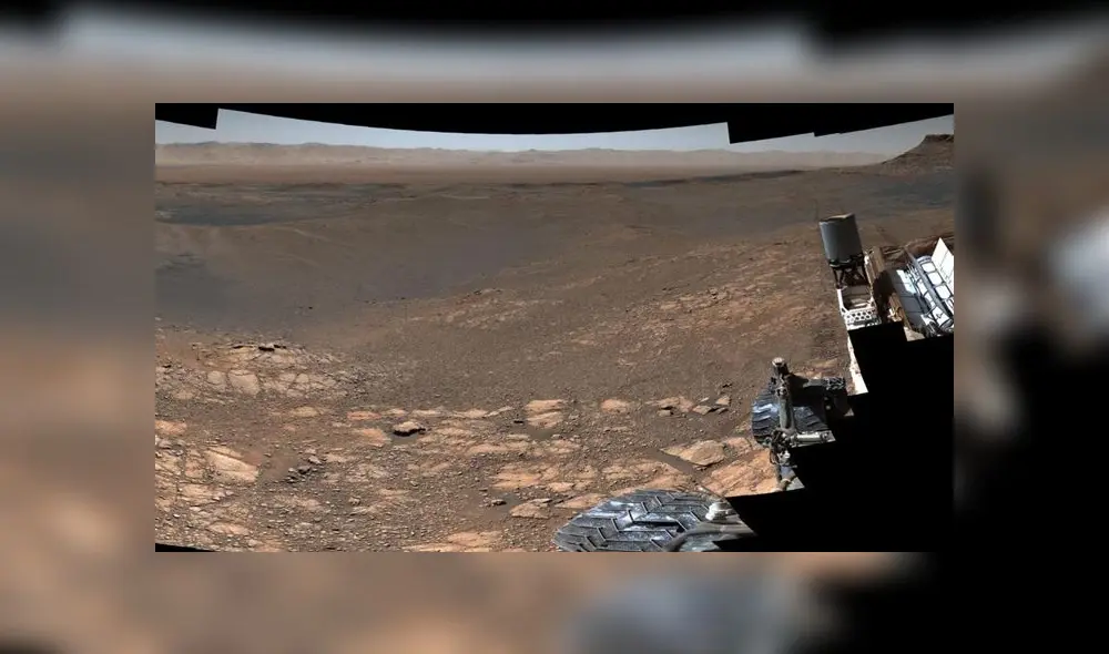 Imagen de Marte captada por el Proyecto Curiosity. Foto: NASA.