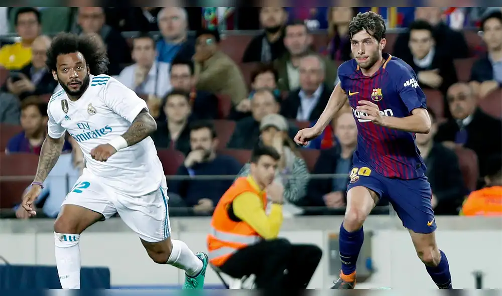 Indignación en Barcelona por la sanción a Sergi Roberto por agredir a Marcelo