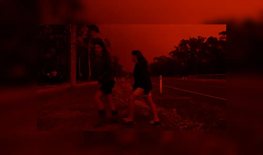 Incendio forestal en Australia Incendio forestal en Australia