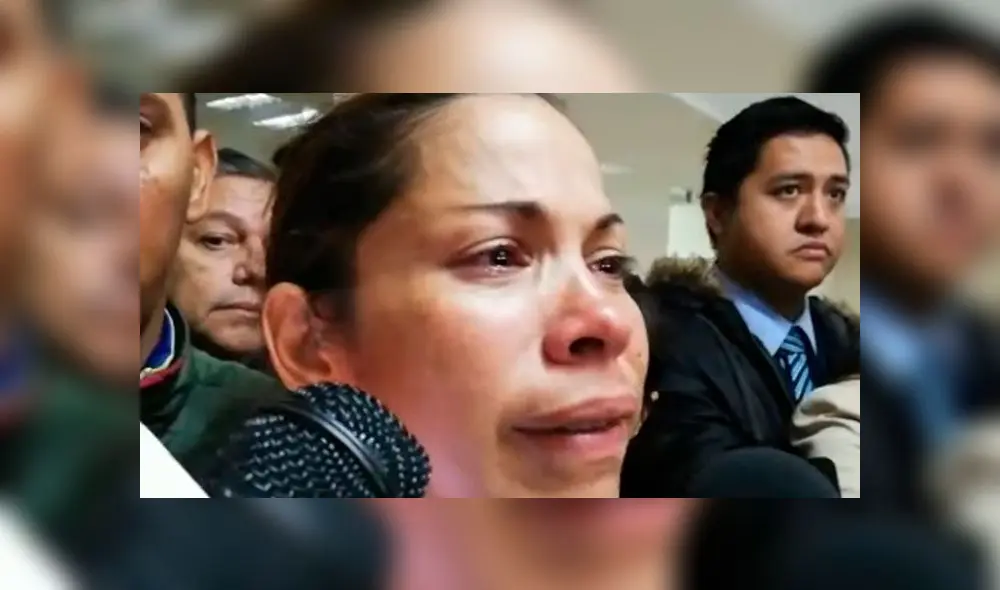 Adriana Parada, madre del joven exigió justicia. Foto: Captura Video Caraota Digital. Adriana Parada, madre del joven exigió justicia. Foto: Captura Video Caraota Digital.