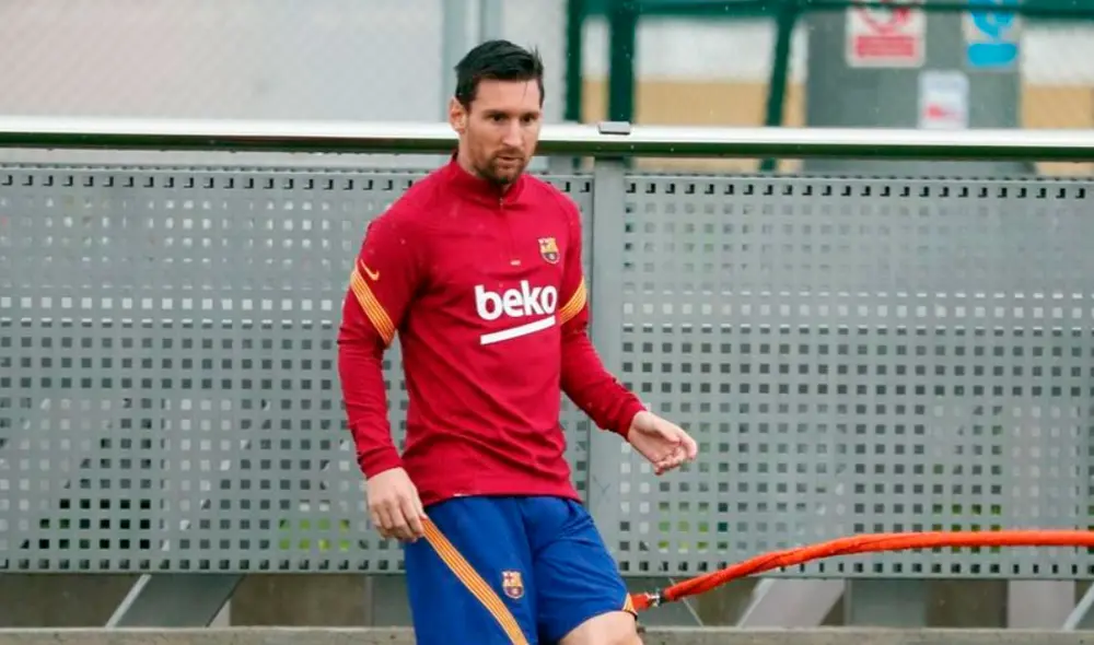 Lionel Messi confirmó su permanencia en el FC Barcelona hasta el término de su contrato. Foto: EFE