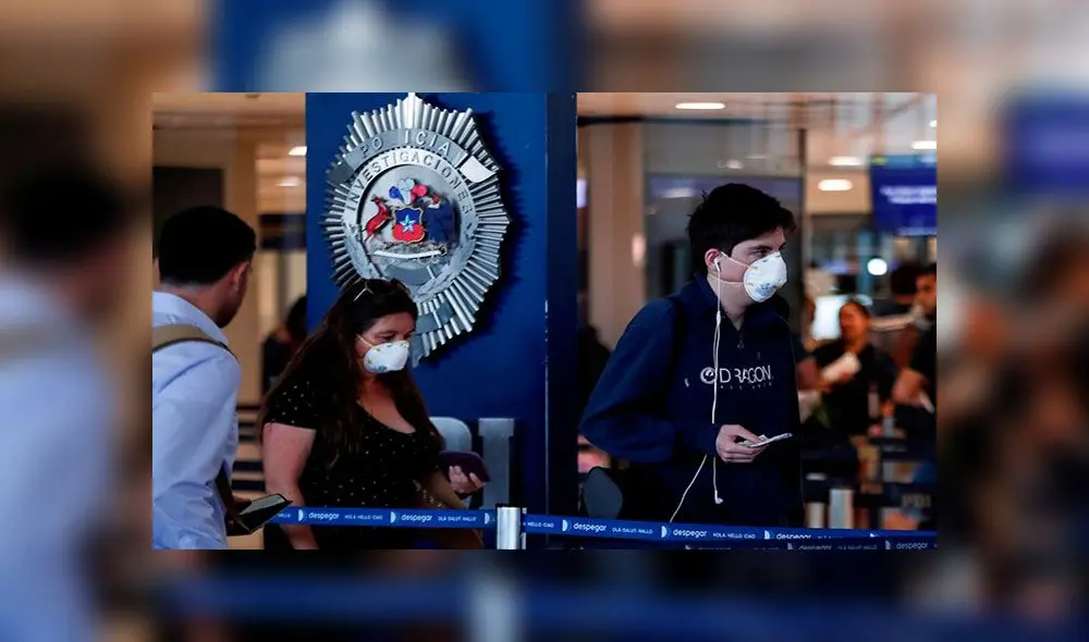 Las mascarillas ya se usan regularmente en Chile. Foto: EFE