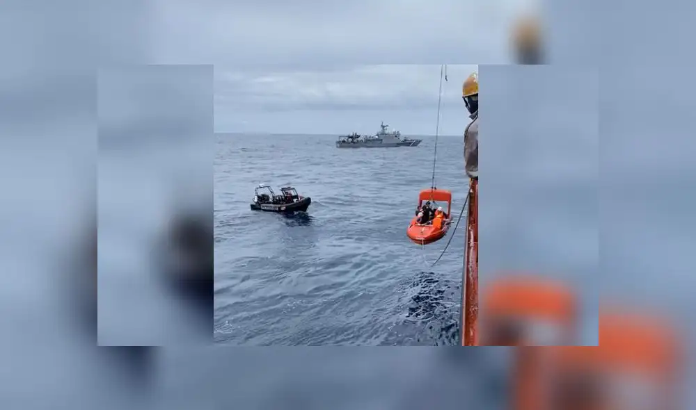 Joven presentaba una fractura expuesta a la altura del tobillo derecho y necesitaba atención médica inmediata. (Foto: Marina de Guerra del Perú)