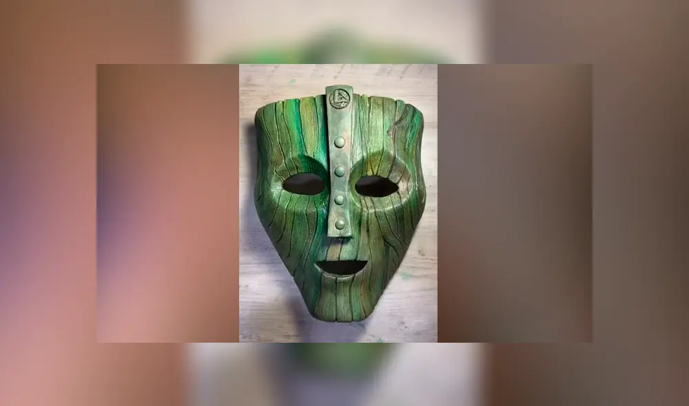 Desliza las imágenes para ver todo el proceso que siguió este joven escultor para crear su réplica de La máscara de Jim Carrey. Foto: Malcolm Hofmann/TikTok