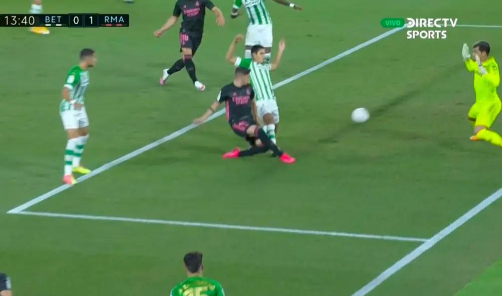 Federico Valverde puso el primero del Real Madrid. Foto: Captura de DirecTV Sports Federico Valverde puso el primero del Real Madrid. Foto: Captura de DirecTV Sports