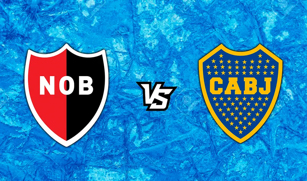 Newell's y Boca Juniors chocan en el estadio Marcelo Bielsa por la Copa Liga Profesional. Foto: composición