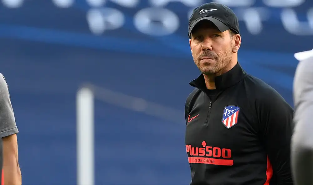 El entrenador argentino Diego Simeone dio positivo en COVID-19. Foto: AFP