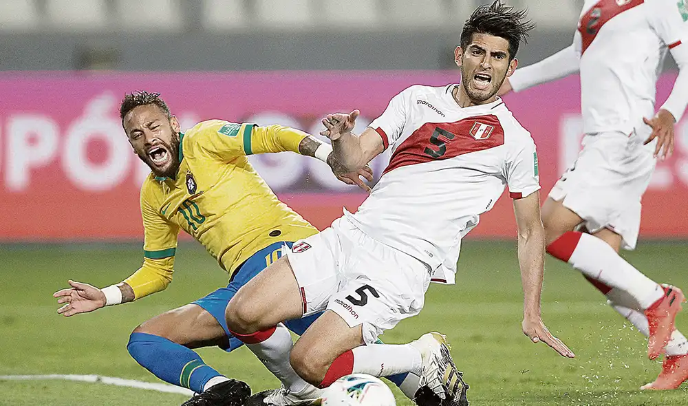 Perú Brasil Neymar zambrano Foto: Pool fotoperiodistas peruanos