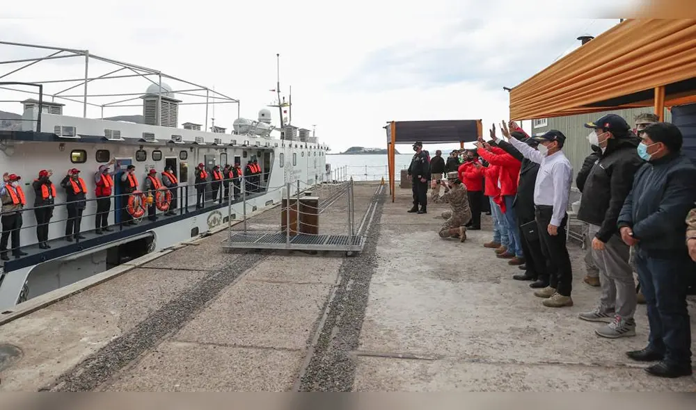 La embarcación inició su segunda campaña el último viernes. Foto: PCM.