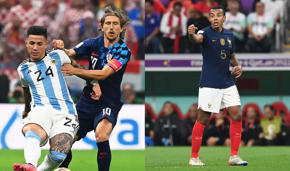 Enzo Fernández y Jules Kounde buscarán ser protagonistas en la final del mundo. Foto: Composición LR/EFE Enzo Fernández y Jules Kounde buscarán ser protagonistas en la final del mundo. Foto: Composición LR/EFE