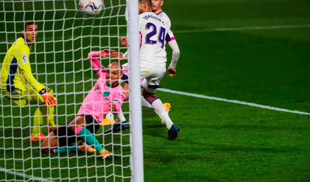 Martín Braithwaite puso el 2-0 del Barcelona vs. Valladolid. Foto: EFE Martín Braithwaite puso el 2-0 del Barcelona vs. Valladolid. Foto: EFE